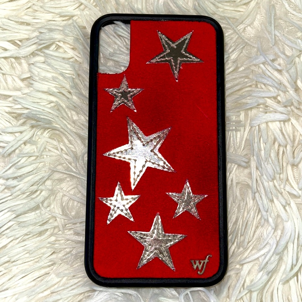 Wildflower Red Star iPhone X Case